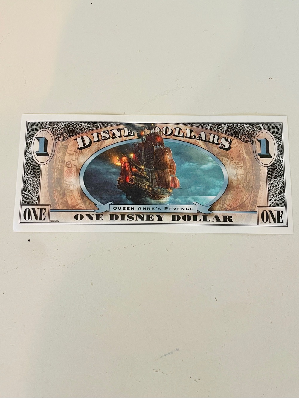 Disney Dollar Pirates of the Caribbean 2011 Uncirculated WDW Disneyland